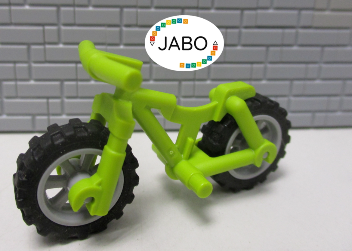 B6/9) LEGO Fahrrad Mountain Bike lime aus People Pack
