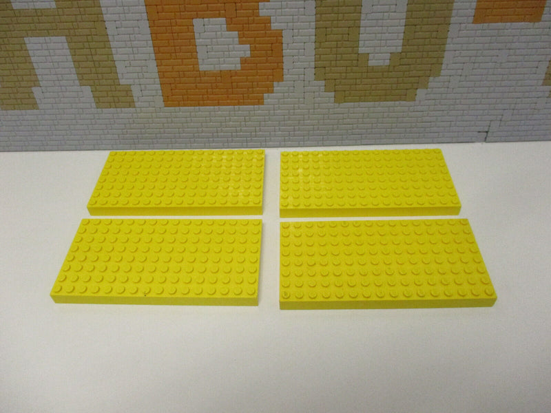 ( C 13 ) LEGO 4x Platte 4204 gelb 8x16 beidseitig bebaubar