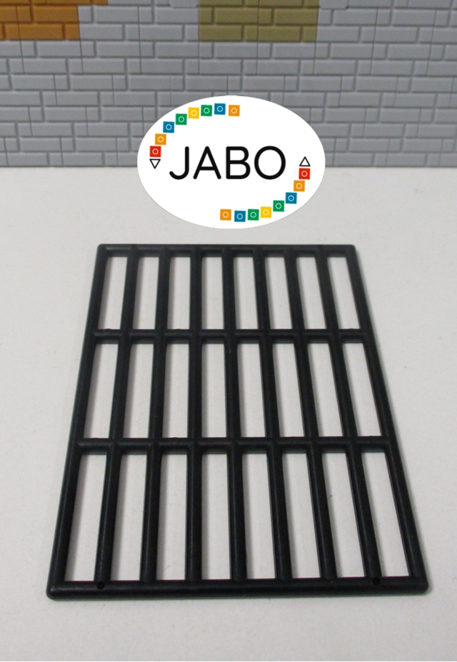 ( N2/9 ) Lego 1x 6046 Gitter Falltor 9x13 schwarz 7019 7094 7783 8191 8781