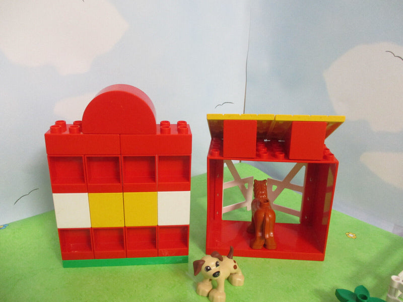 ( RB33 / 2. ) LEGO Duplo Reiterhof / Ponnyhof Set Pferde Ponnys Figuren Zubehör