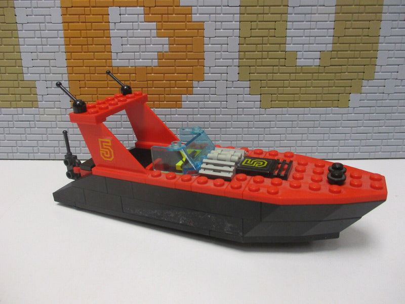 ( AH3) LEGO 6679 Dark Shark Schnellboot 100% Komplett BA ausgedruckt