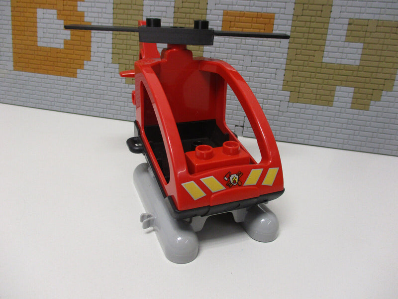 (R1/HF) LEGO Duplo Feuerwehr Hubschrauber mit Figur