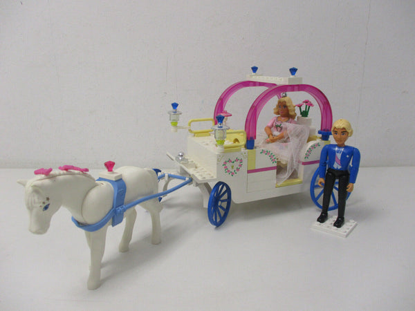 ( G18/3 )  Lego Belville Hochzeitskutsche Hochzeit Kutsche mit Figuren ( 5877 )