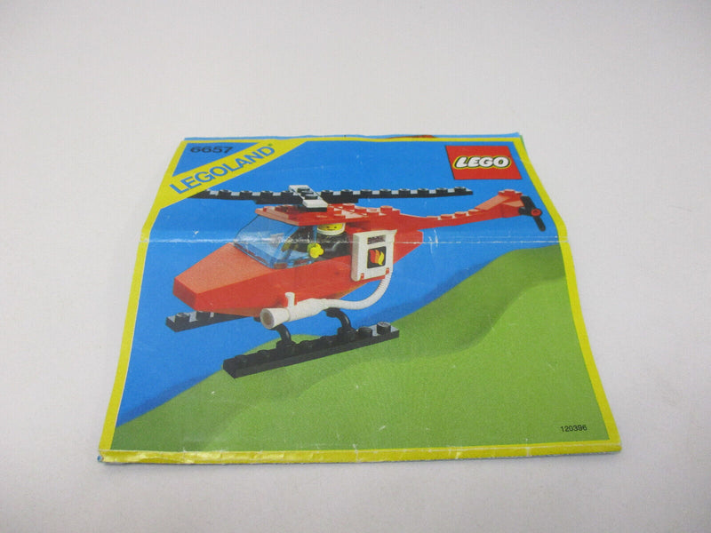 ( AH3 ) LEGO LEGOLAND 6657 Fire Patrol Copter Feuerwehr mit BA 100% KOMPLETT