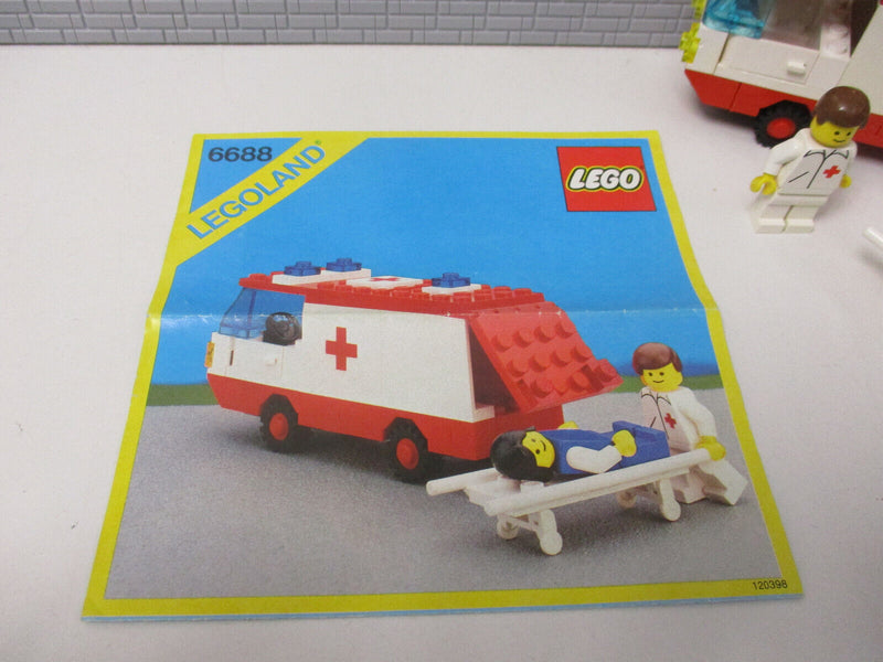 ( N11/3 ) LEGO Legoland 6666 Krankenwagen mit BA