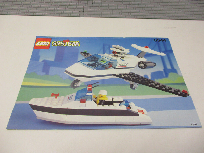 ( AH3) LEGO System 6344 Jet Speed Justice mit BA 100% Komplett