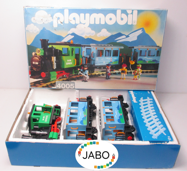 Playmobil 4005 Personenzug 2 Personenwagen Dampflok 12 Gleise Eisenbahn LGB OVP