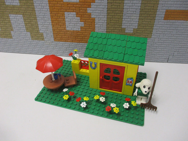 ( D16/1 ) Lego Fabuland Set  Lisa Lamm und ihr Wochenendhaus (3654)