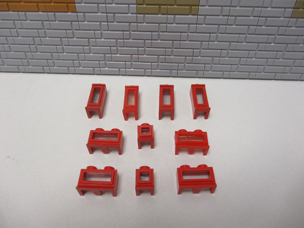 (D4/13) Lego Clasic Fenster  27bc 29bc 39 bc rot   7740 7760 7720