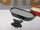 Lego Classic Schiffsrümpfe Schwarz und Rot Gewichte 4005 4015 4025 314 709
