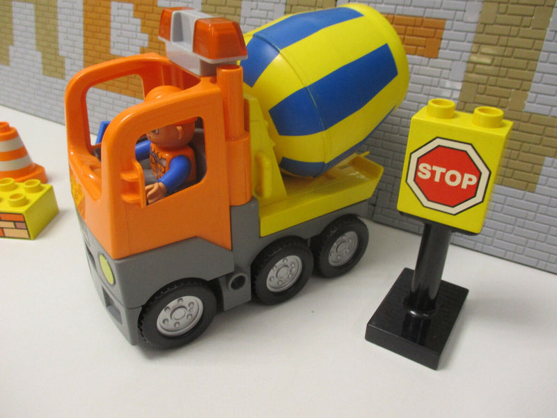 ( RB14/ 2  ) LEGO Duplo Betonmischer LKW Baustelle