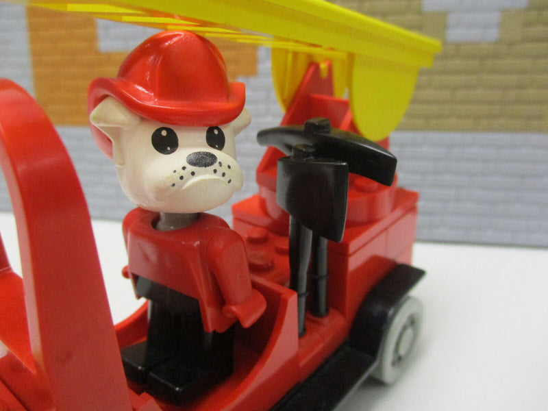 (D12/6) Lego Fabuland Bernie Bulldogge Feuerwehrauto Fire Engine (3638) + zusatz