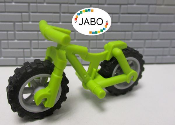 B6/9) LEGO Fahrrad Mountain Bike lime aus People Pack - Outdoor Adventures 60202