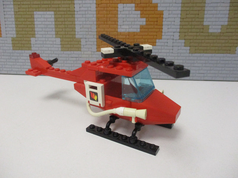 ( AH3 ) LEGO LEGOLAND 6657 Fire Patrol Copter Feuerwehr mit BA 100% KOMPLETT