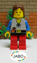 ( O10 / 22 ) Lego Peasant cas220 Ritter aus Set 6060 1584