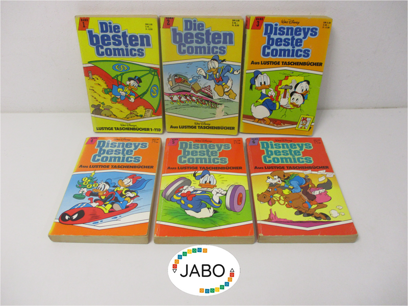 (G17/1) Walt Disney Die besten Comics aus Lustige Taschenbucher Band 1 - 6