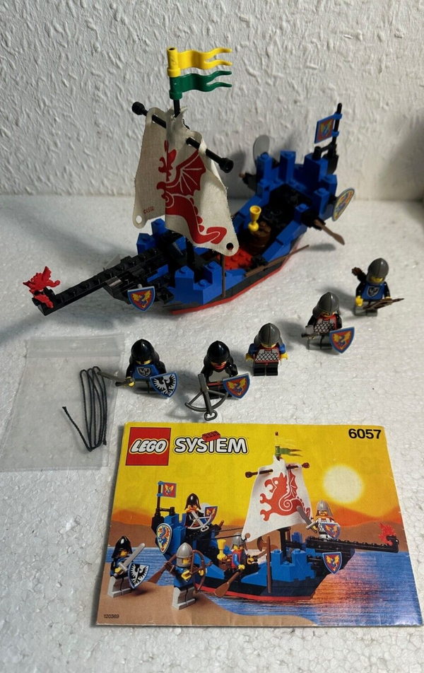 Lego 6057 Sea Serpent Black Knights Ritterburg