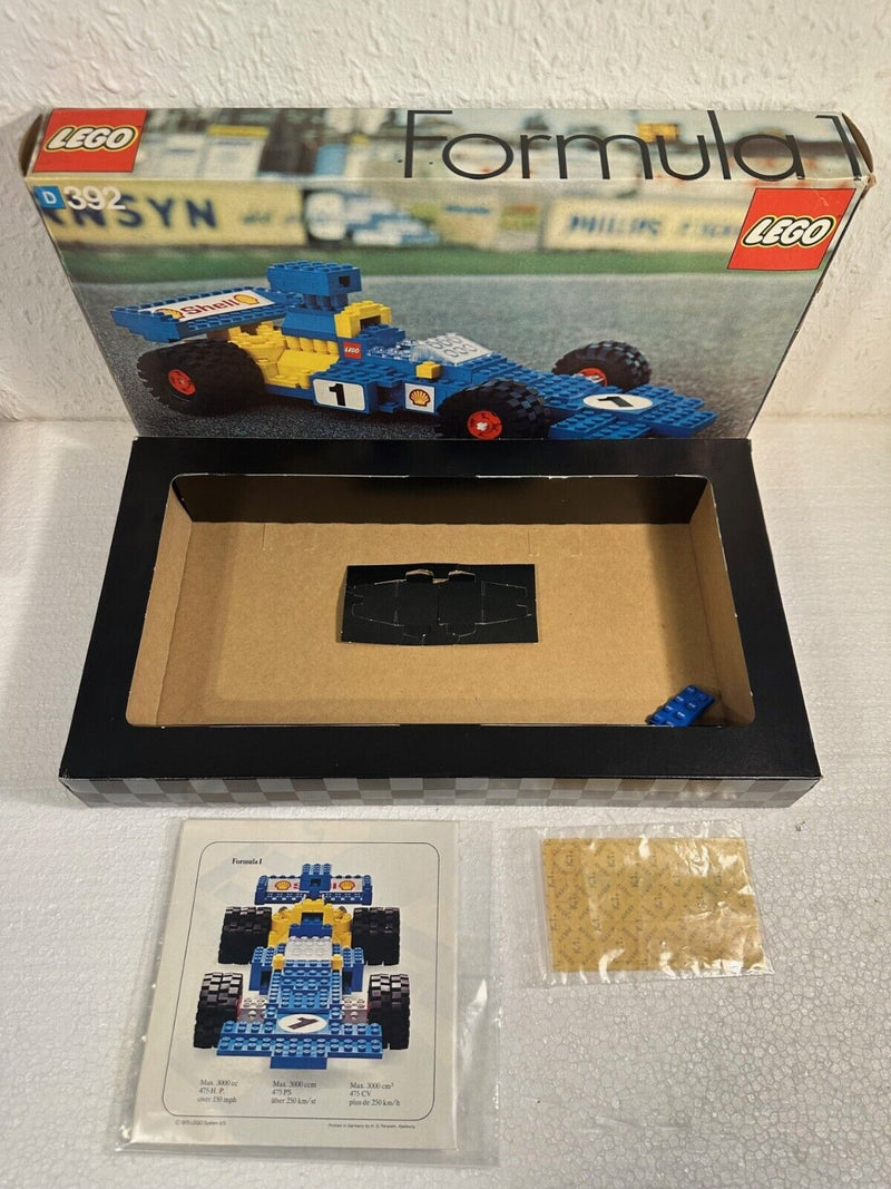 ( GMK ) LEGO 392 Formel 1 1975 OVP OBA  Sticker-NEW Formular 1 Car .