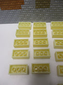 ( A6 / 13 ) Lego 26 Teststeine 2x4 von Bayer oder BASF