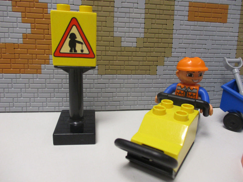 ( G15 / 2 ) LEGO Duplo Baustelle mit Rüttler und Zubehör