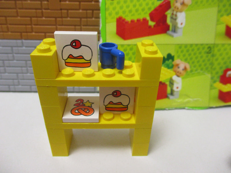 ( A10/2 ) Lego Fabuland Set Bäckerei Percy Pigl (3796)