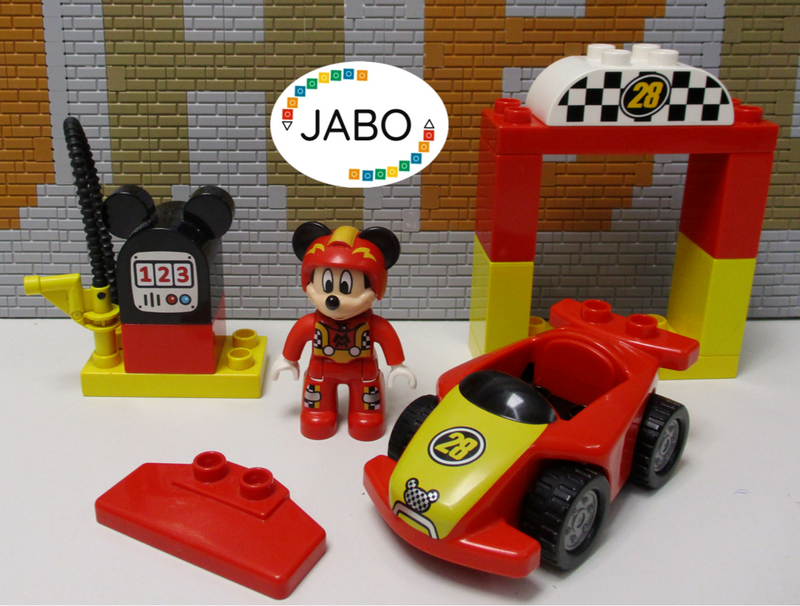 ( N14/ 14 ) LEGO Duplo  Mickey Maus mit Rennwagen