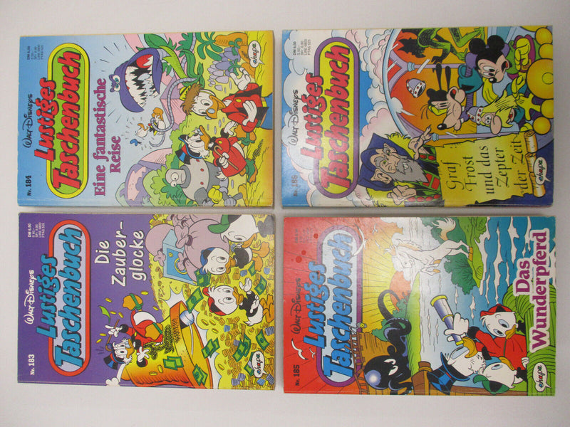 H18/4) Walt Disney LTB Comics Lustiges Taschenbuch Band 179-190 Rückenbild