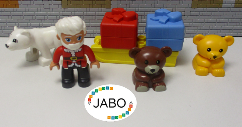 ( G15 / 1 ) LEGO Duplo  Weinahtsmann mit Geschenke  Nikolaus