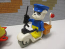 (D16/8 ) Lego Fabuland Set Auto Polizei Motorrad Figuren