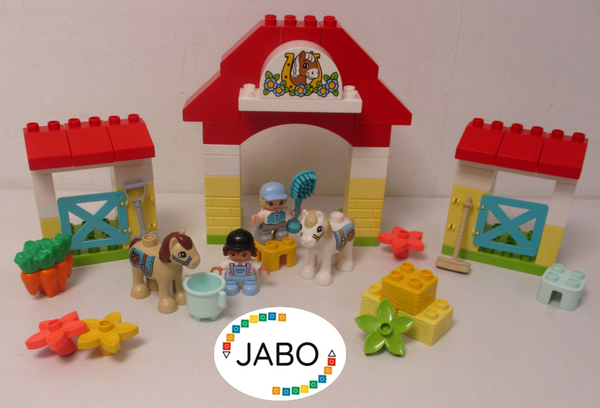 ( RB16/ 7  ) LEGO Duplo 10951 Pferdestall und Ponypflege Reiterhof Ponyhof