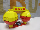( B6/25 ) Lego SHELL Twin Tank  Eisenbahn 9V 12V RC