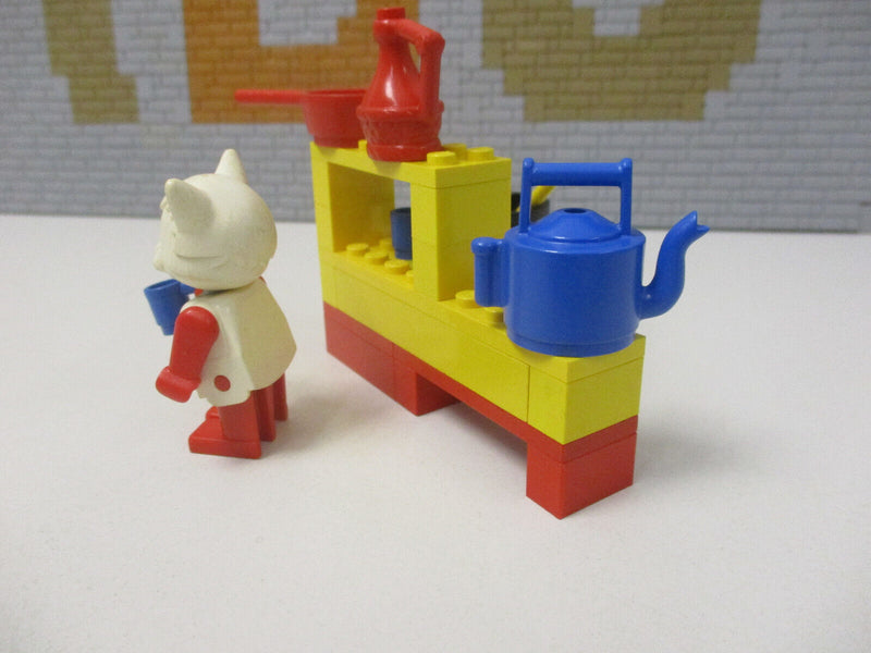 ( E14/11 ) Lego Fabuland Set  Cathy Katze  Küche (3795)