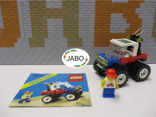 ( N13/5 ) LEGO Legoland 6641 4-Wheelin' Truck mit BA