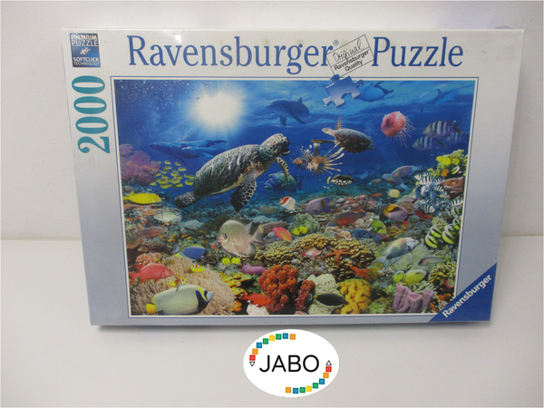 (R2/5 ) Ravensburger Puzzle 2000 Teile  Leben im Korallenriff  NEU