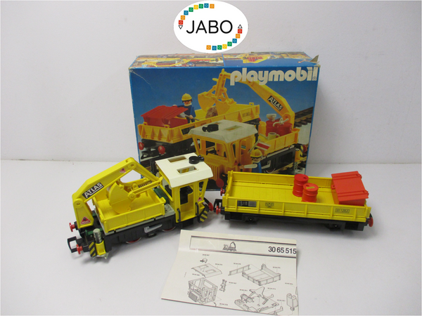 Playmobil 4053 Bauzug Arbeitszug OVP und BA Spur G Lok Zug auch fürLGB Eisenbahn