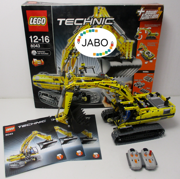 ( AH 10 ) Lego Technic 8043 Motorisierter Raupenbagger mit OVP und  BA