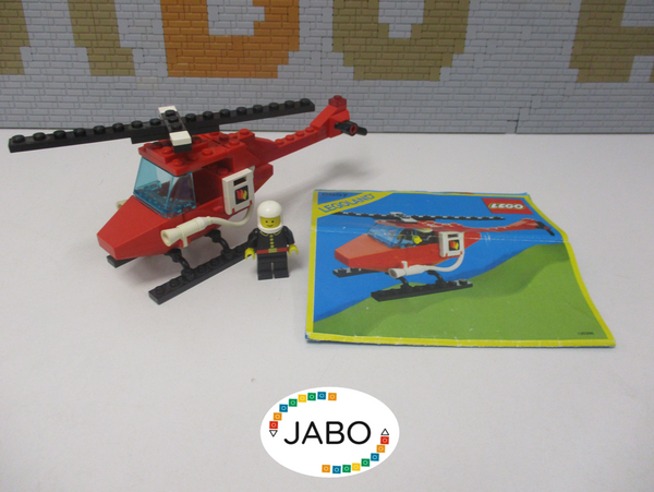 ( AH3 ) LEGO LEGOLAND 6657 Fire Patrol Copter Feuerwehr mit BA 100% KOMPLETT