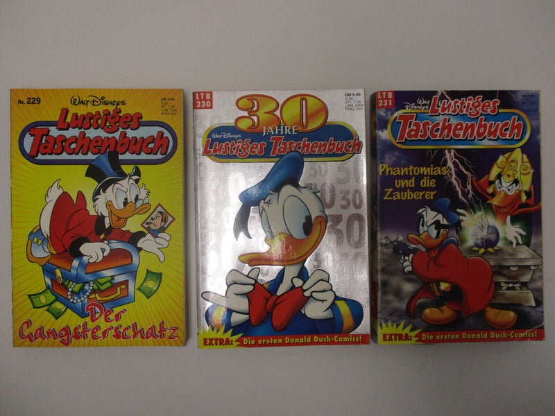 H18/3) Walt Disney LTB Comics Lustiges Taschenbuch Band 229-241 Rückenbild