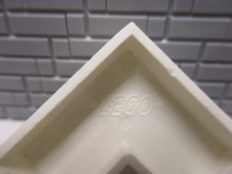 ( F11 / 3 ) LEGO Stein 4x4 Ecke weiß bhol01 / 702old LEGO Logo innenseite