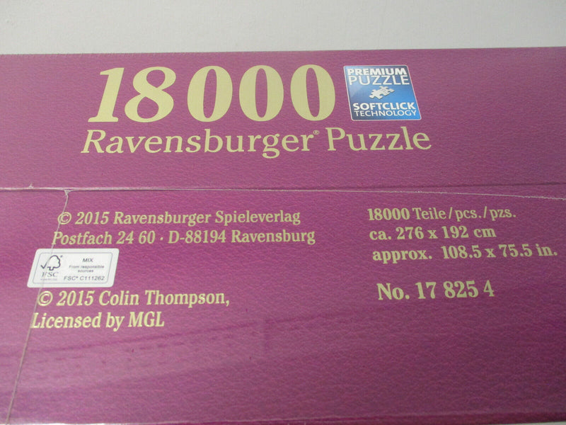 (R3/5 ) Ravensburger Puzzle 18000 Teile  Magisches Bücherregal XXL NEU