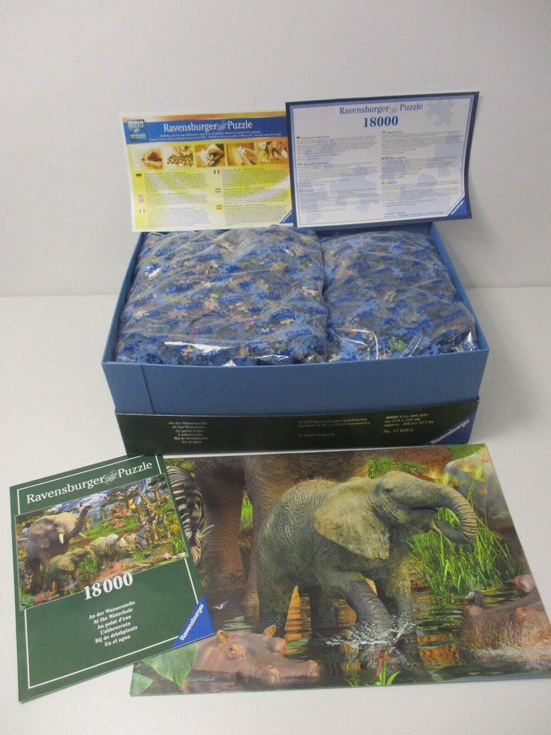 (R3/5 ) Ravensburger Puzzle 18000 Teile  An der Wasserstelle NEU