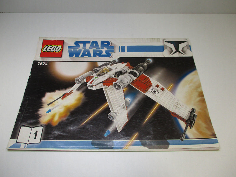 ( AH / 4 ) Lego Star Wars V-19 Torrent Raumschiff aus 7674 mit BA 100% Komplett