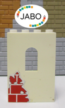 F10/21) Lego 1x 60808pb001 Paneel Wand Mauer  6242