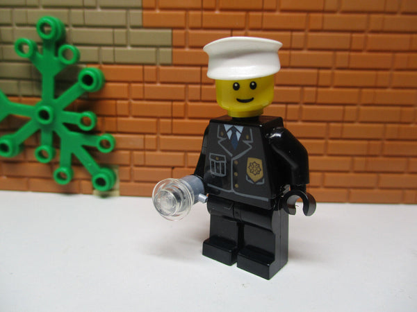 ( A12/18 ) Lego Light-Up Minifigur Polizist COP045 mit Taschenlampe Polizei 7237