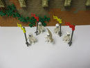 (A6/15) Lego 5 x Skelett Ritter Knight Kingdom Castle Ritterburg 6074 6086 6085