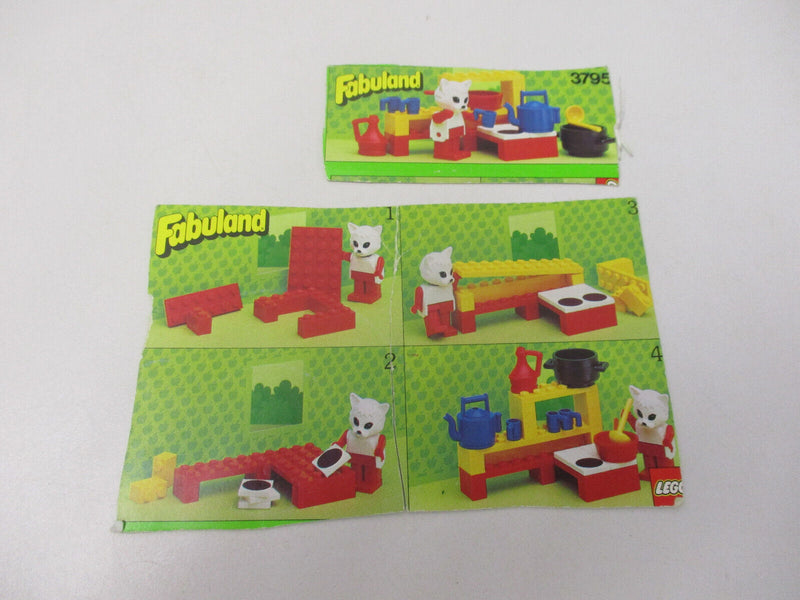 ( E14/11 ) Lego Fabuland Set  Cathy Katze  Küche (3795)