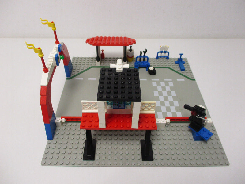 ( AH3 ) LEGO LEGOLAND 6381 Motor Speedway Rennstrecke mit BA 100% KOMPLETT