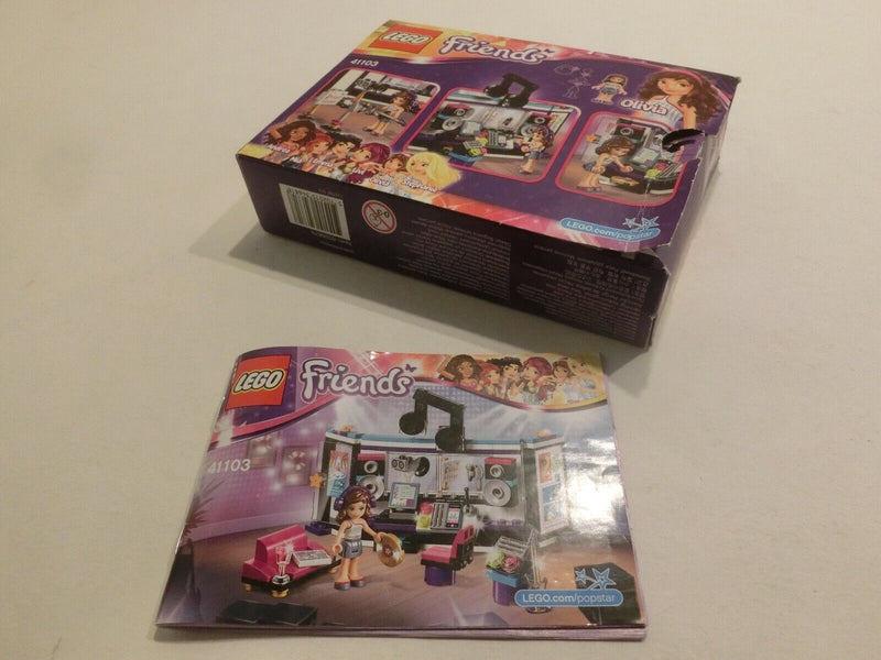 (E15)  Lego Friends 41103 Pop Star Recording Studio  OVP / BA