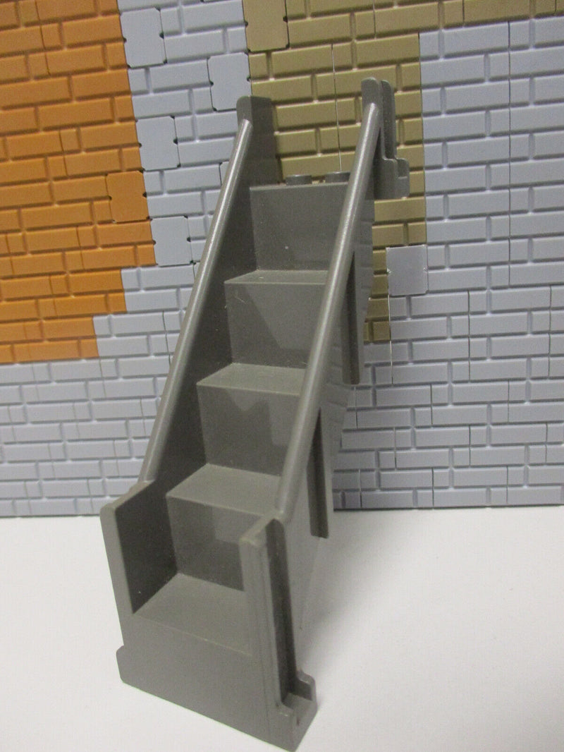 B11/13) LEGO Treppe 4784 alt dunkelgrau Ritterburg Burg Pireten Star Wars Hobbit