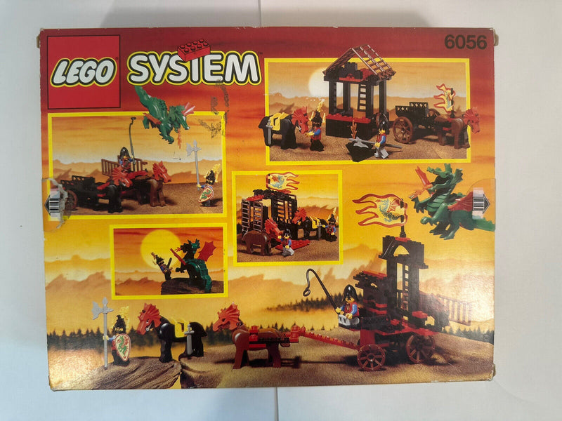 ( E 17 ) Lego Castle 6056 Dragon Wagon / Drachenwagen mit BA